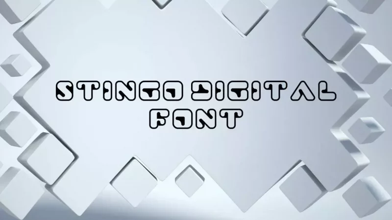 Stingo Digital Font Free Download