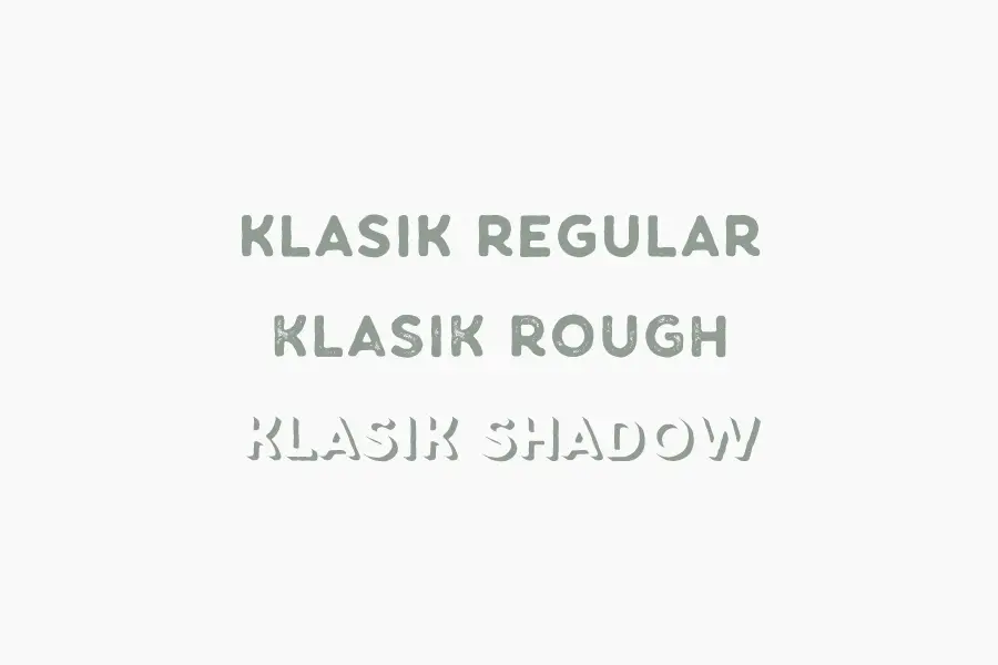 Klasik Font Free Download