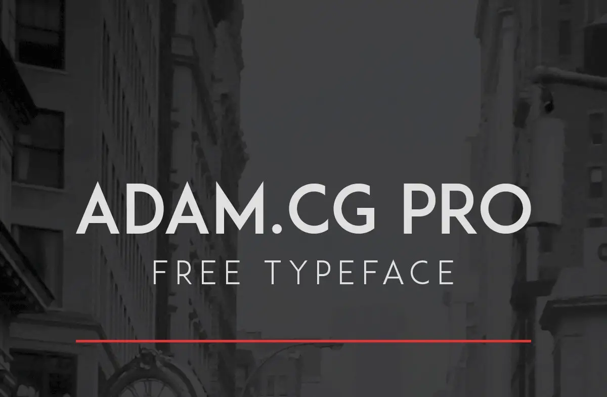 Adam.Cg Pro Typeface Free Download