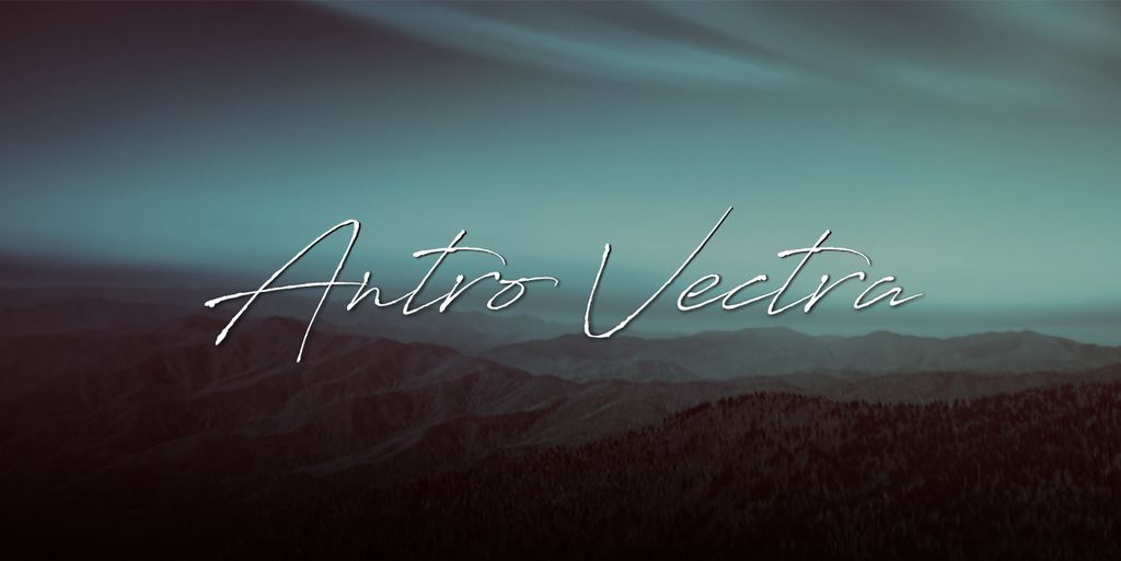 Antro Vectra Script Font Free Download