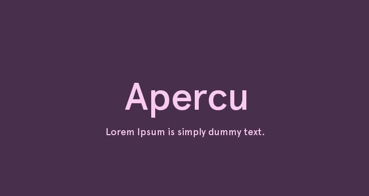 Apercu Font