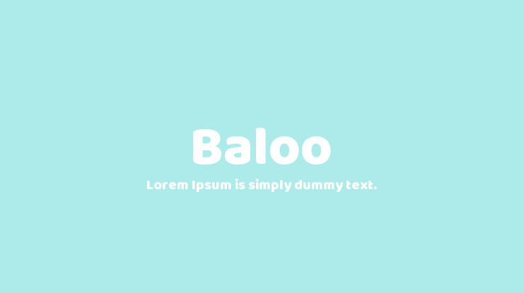 Baloo Font