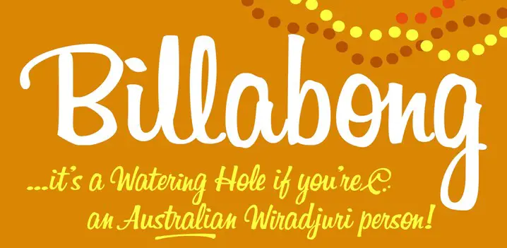 Billabong Font Free Download