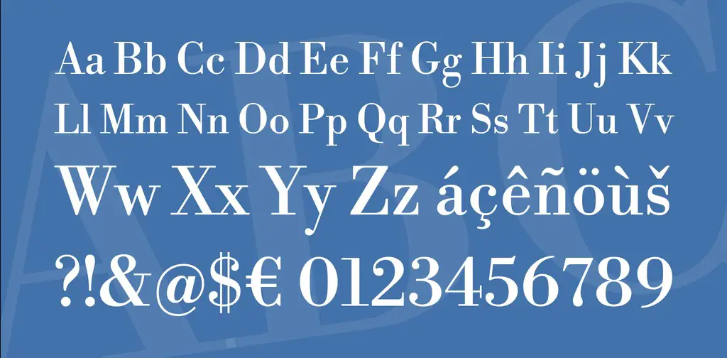 Bodoni Font Free Download