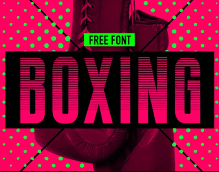 Boxing Font Free Download