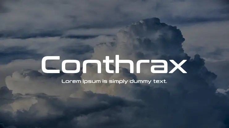 Conthrax Font Free Download