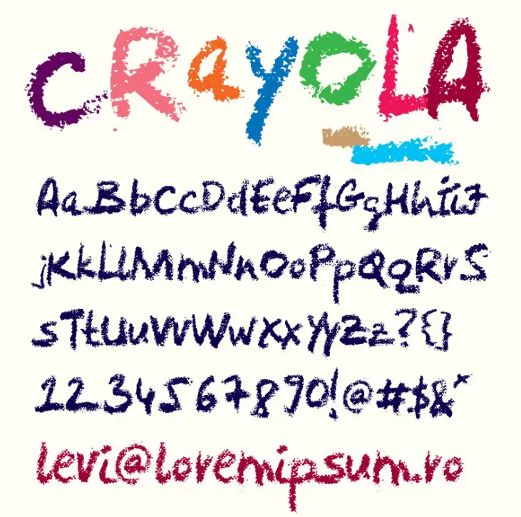 Crayola Font Free Download