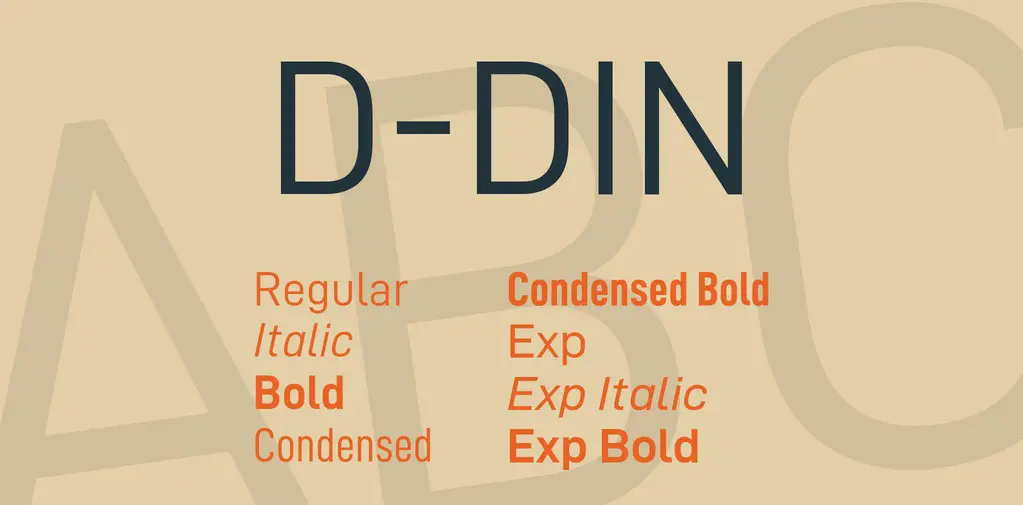 Din Regular Font Free Download