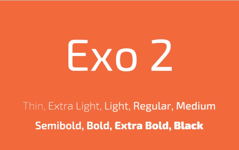 Exo 2 Font Free Download