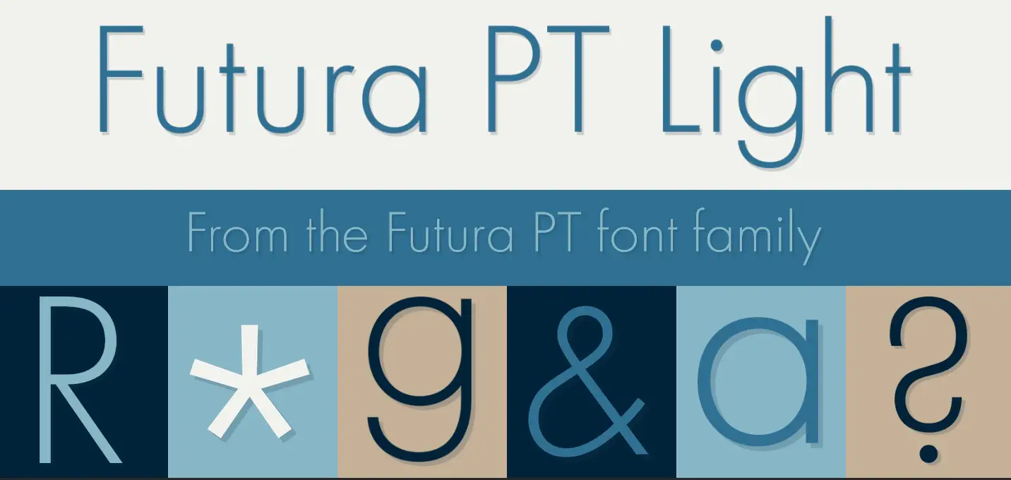 Futura PT Font