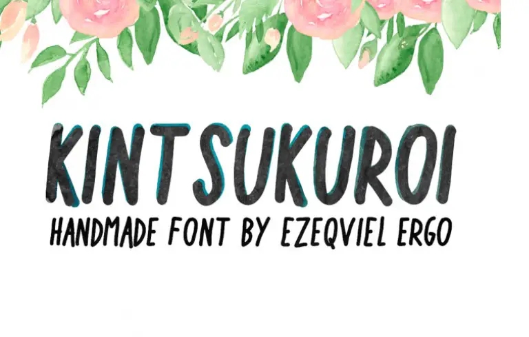 Kintsukuroi Font Free Download