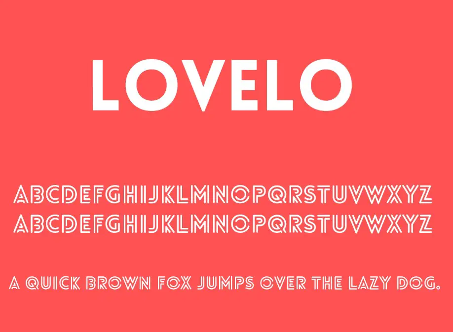 Lovelo Font