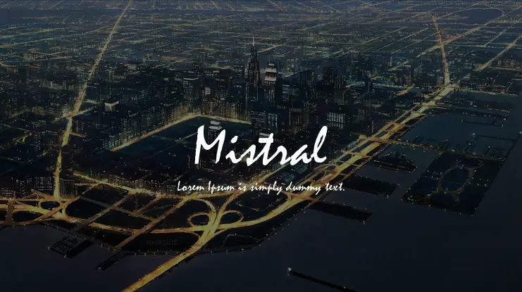 Mistral Font Free Download