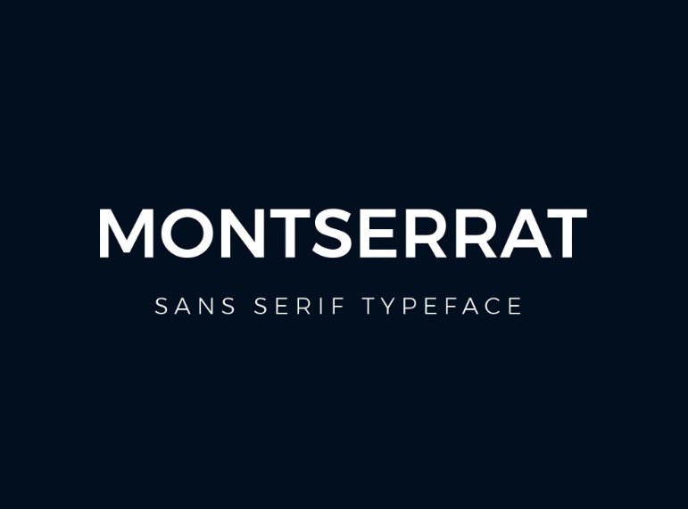 Montserrat Font Free Download