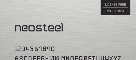 Neosteel Font Free Download