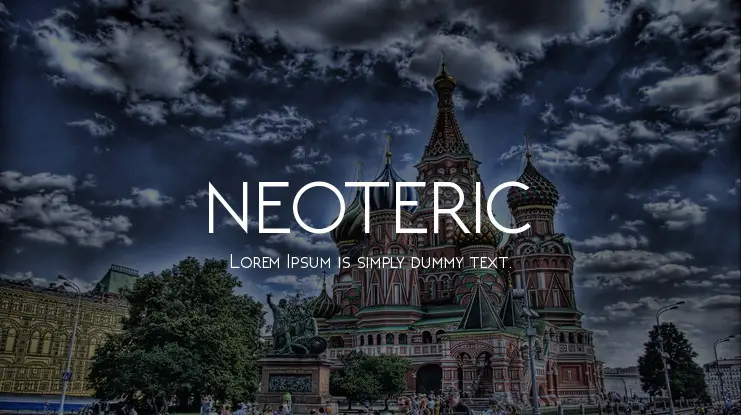 Neoteric Font Free Download