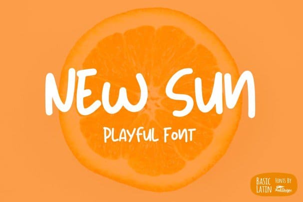 New Sun Playful Font Free Download