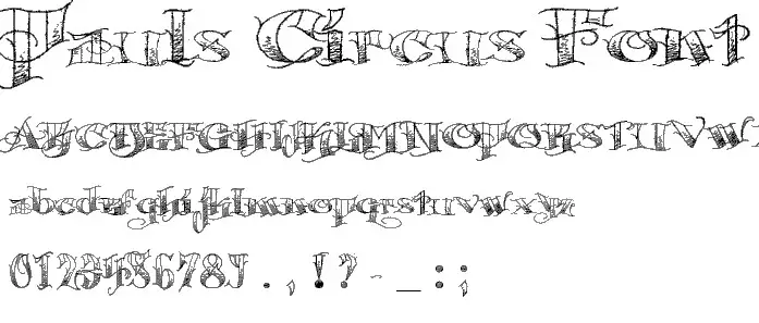 Pauls Circus Font Free Download