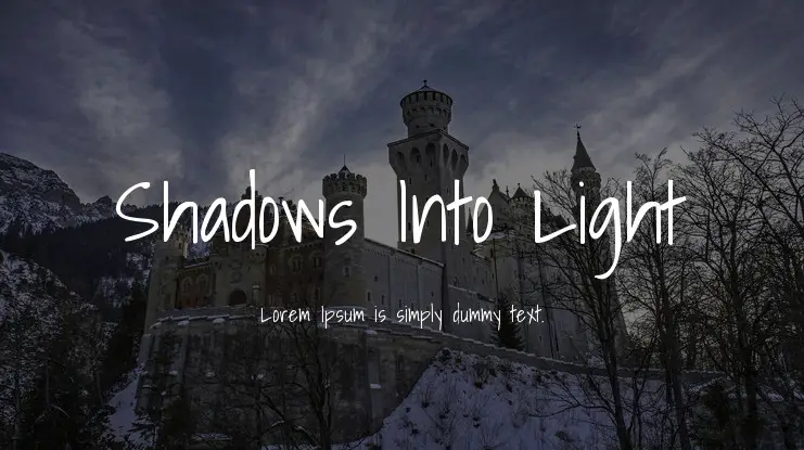 Shadows Into Light Font Free Download