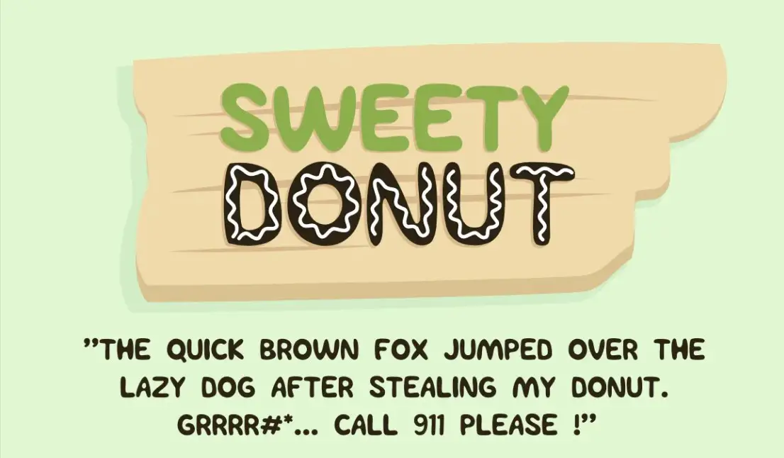 Sweety Donut Font Free Download