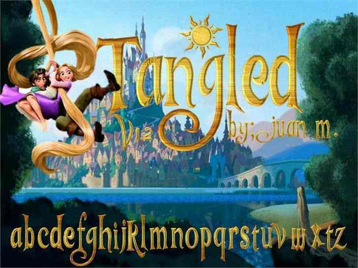 Tangled Font Free Download