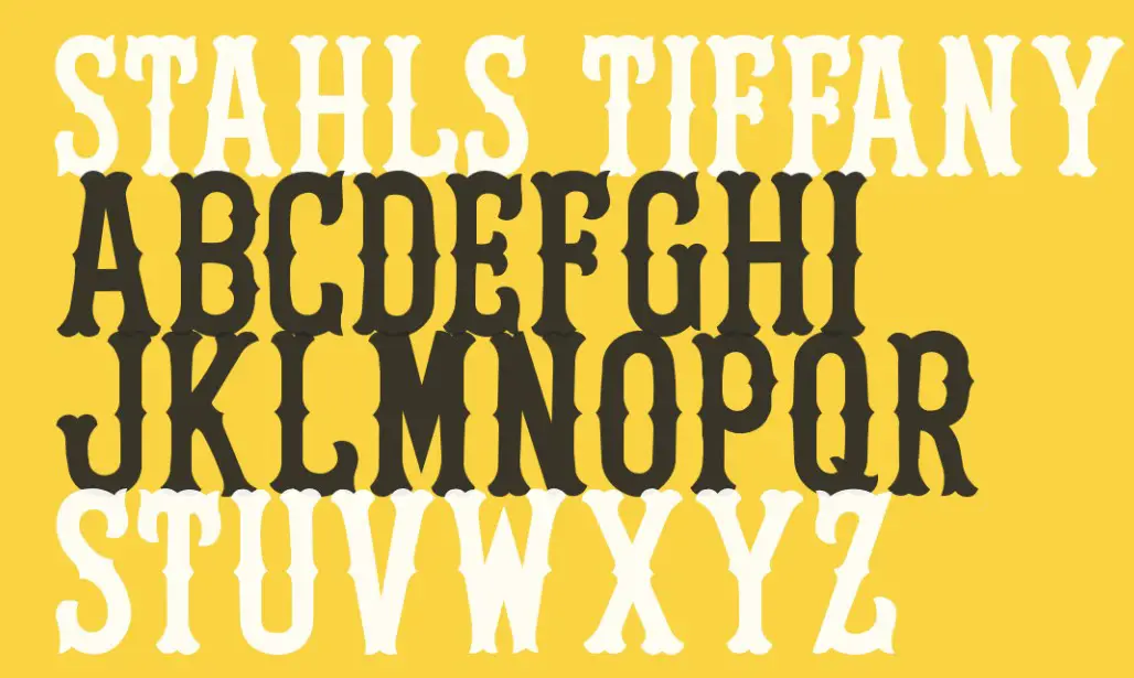 Stahls Tiffany Font Free Download