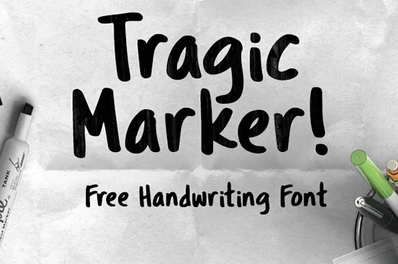 Tragic Marker Font Free Download