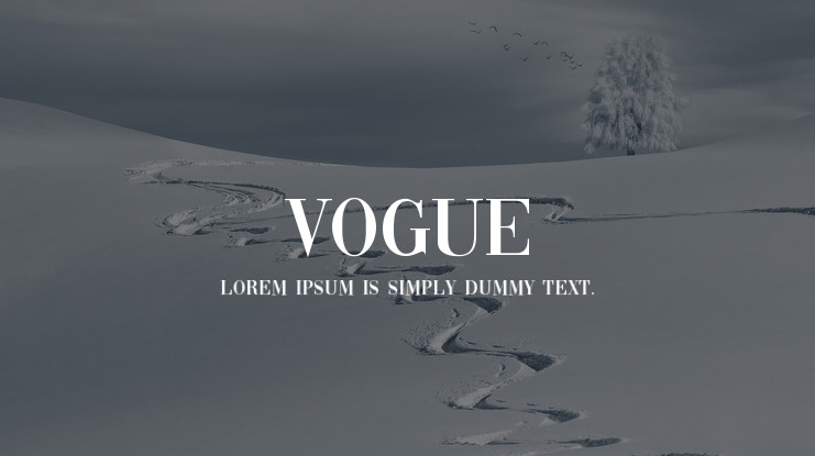 Vogue Font