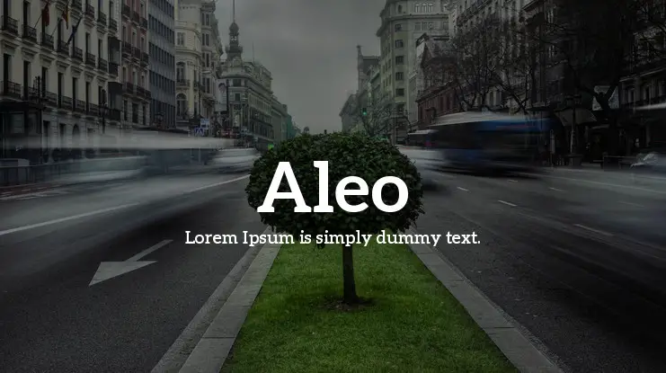 Aleo Font Free Download