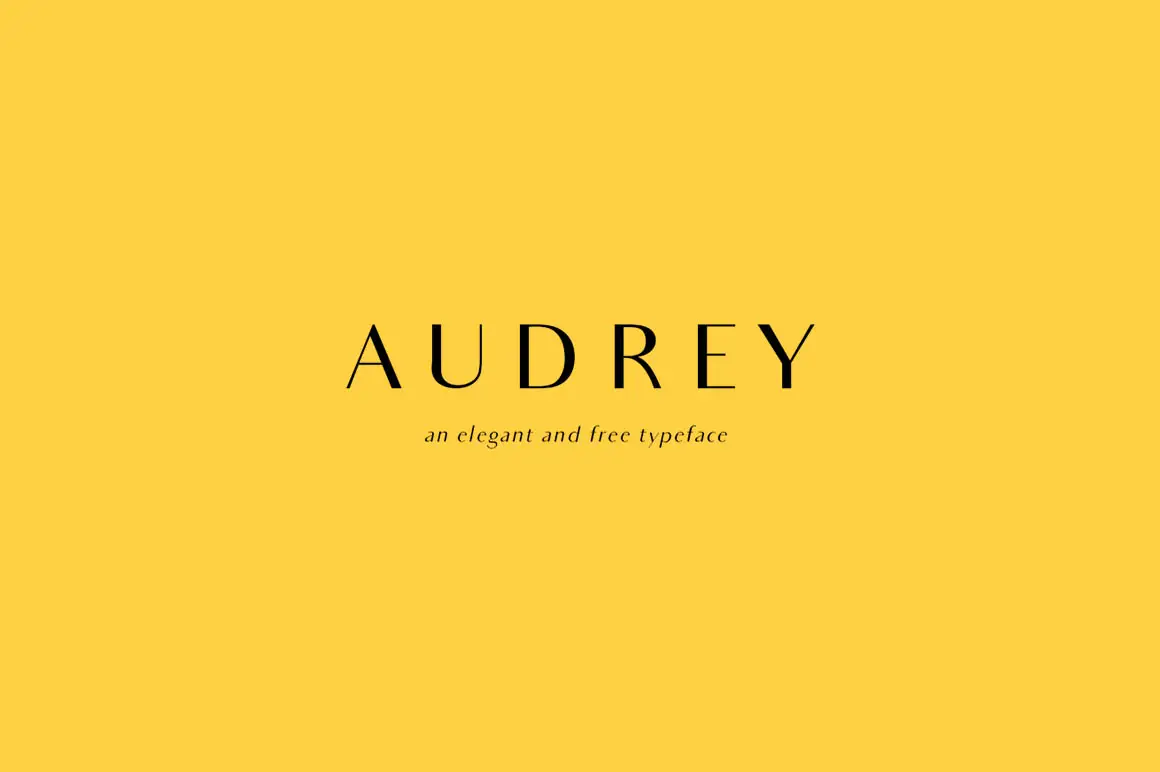 audrey font