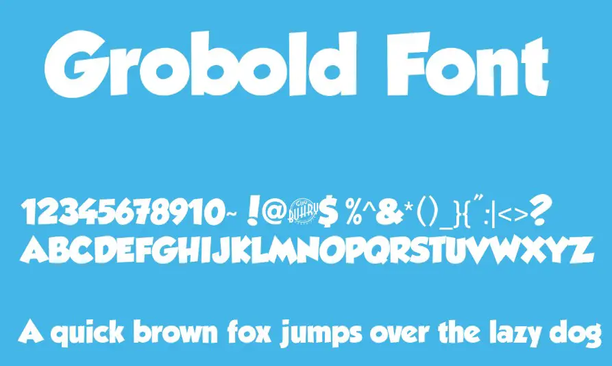 Grobold Font