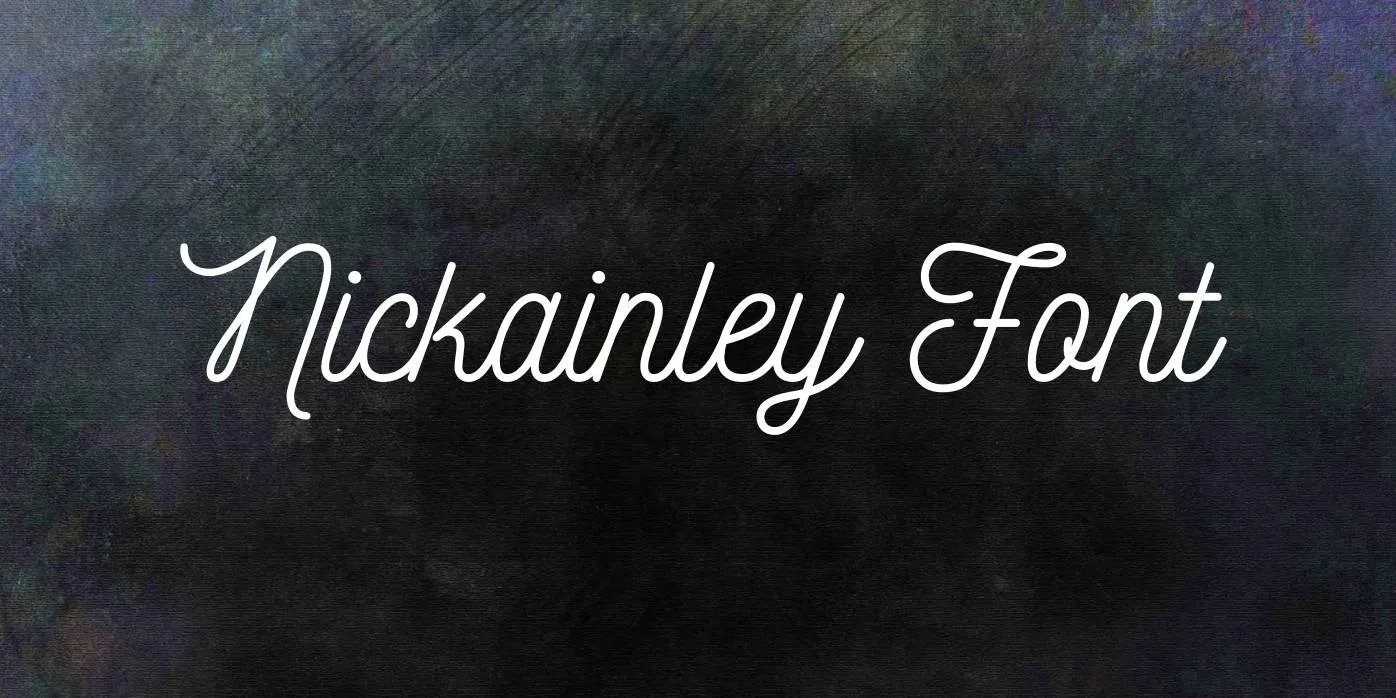 Nickainley Font Free Download