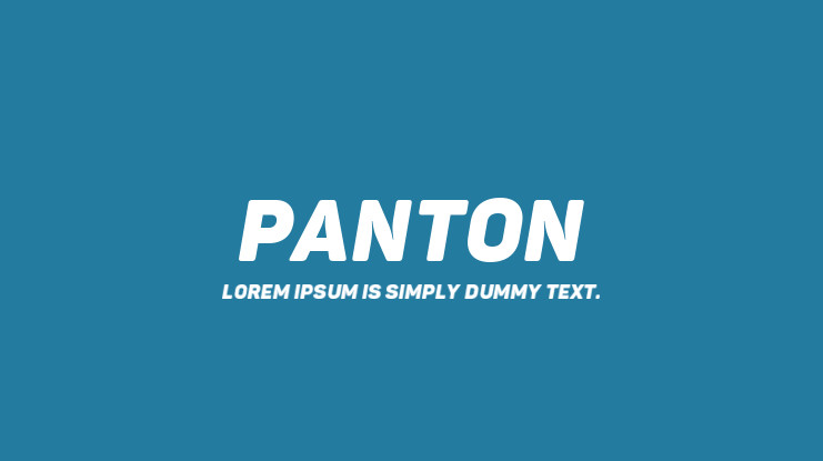 Panton Font Free Download