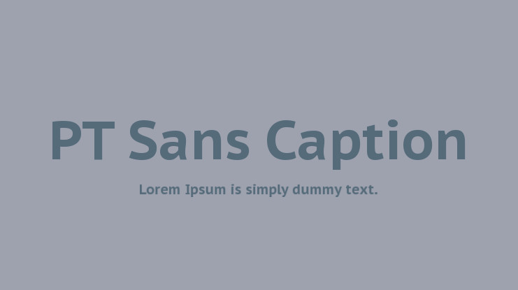 Pt Sans Font Free Download