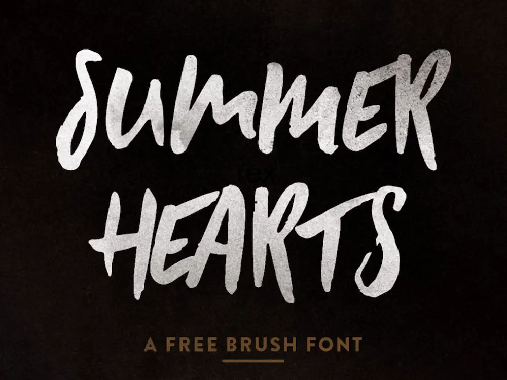 Summer Hearts Font Free Download