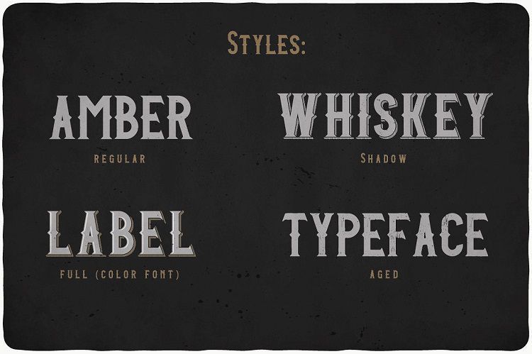 Amber Whiskey Typeface Free Download