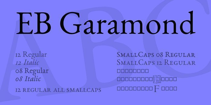 EB Garamond Font Free Download