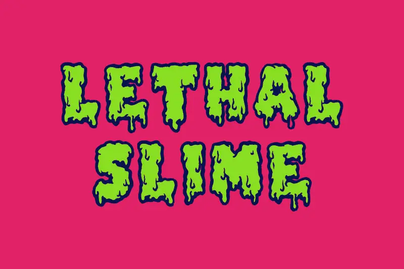 Lethal Slime Font Free Download