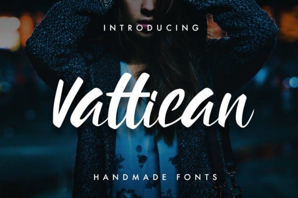 Vattican Handmade Brush Font Free Download