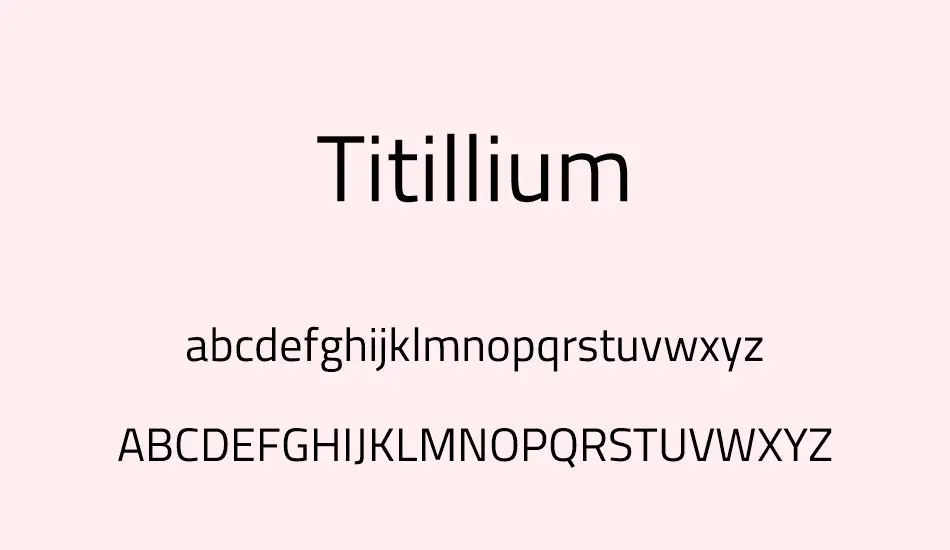 Titillium Web Font