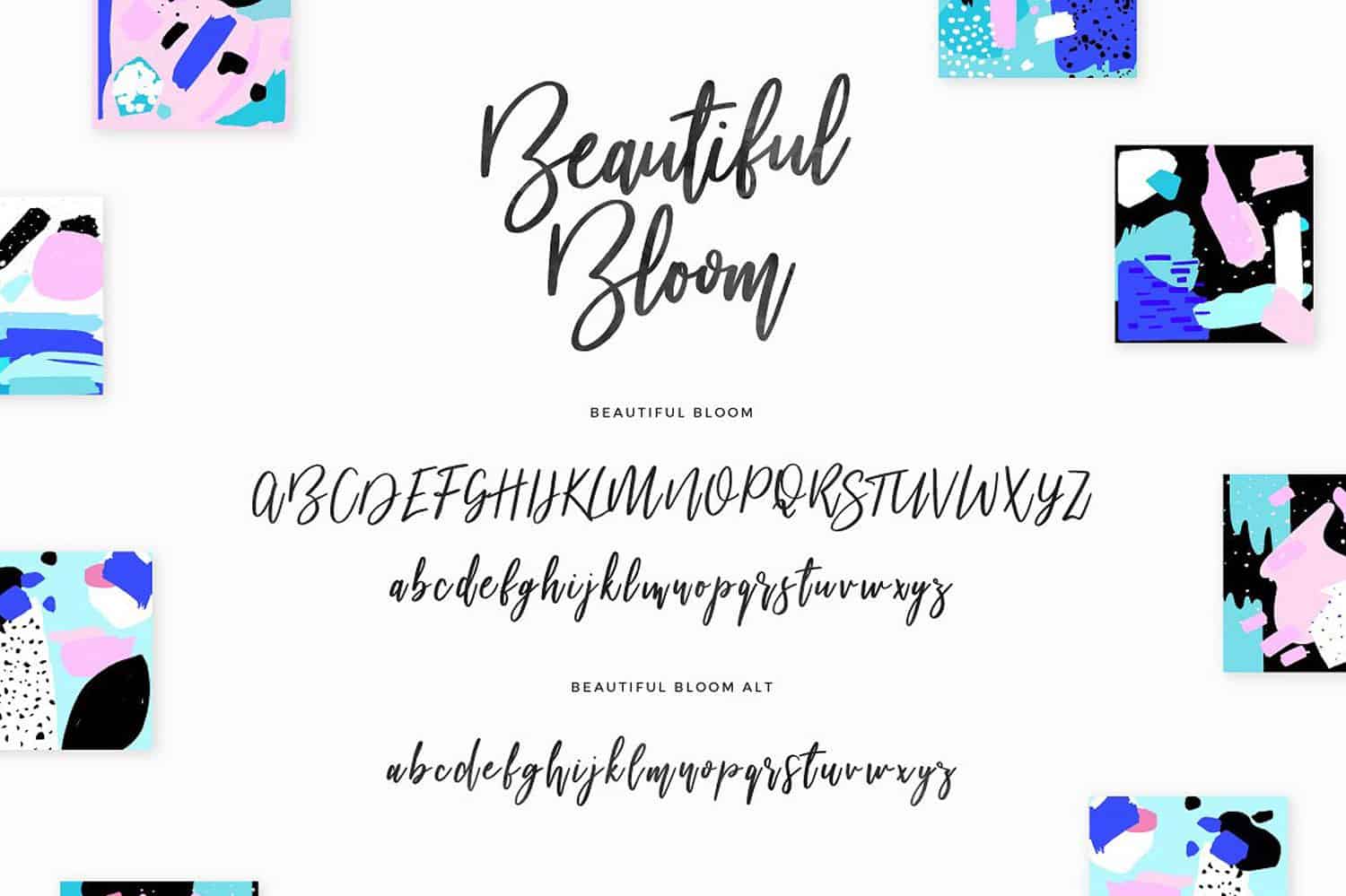 Beautiful Bloom Font