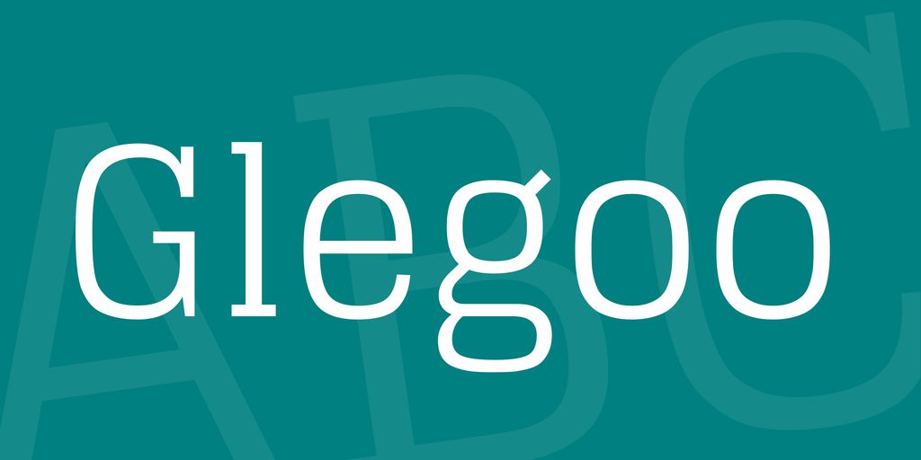 Glegoo Font Free Download