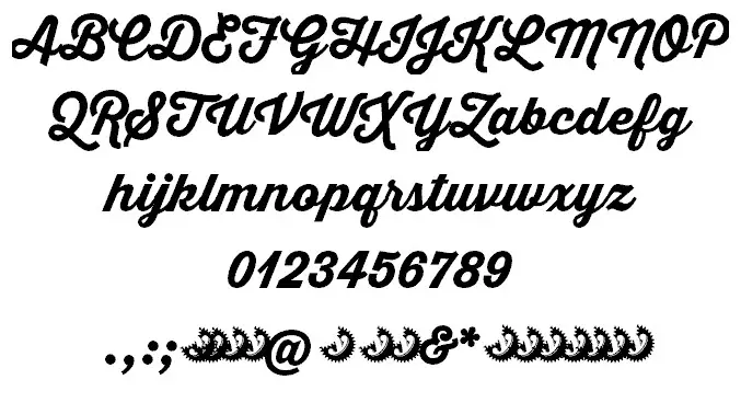 Thirsty Script Extrabold Font