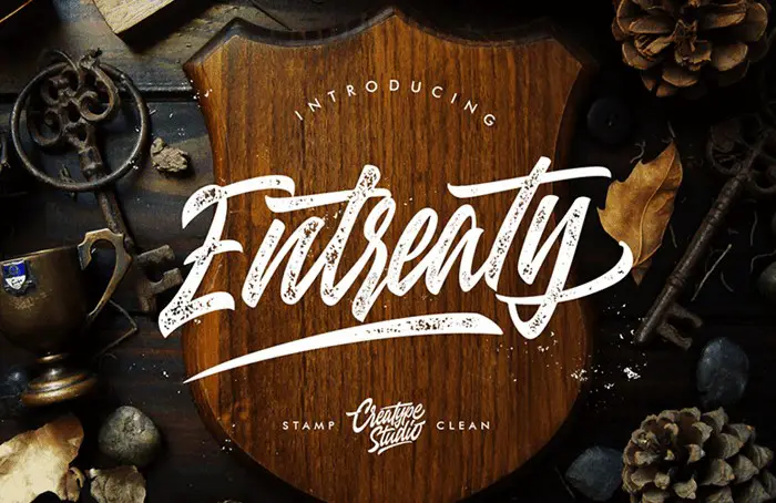 Entreaty Font Free Download