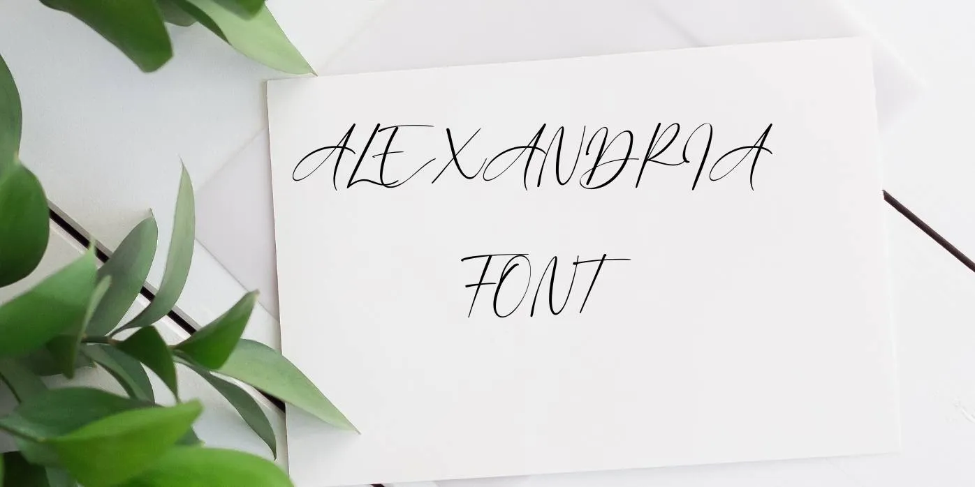 Alexandria Font Free Download