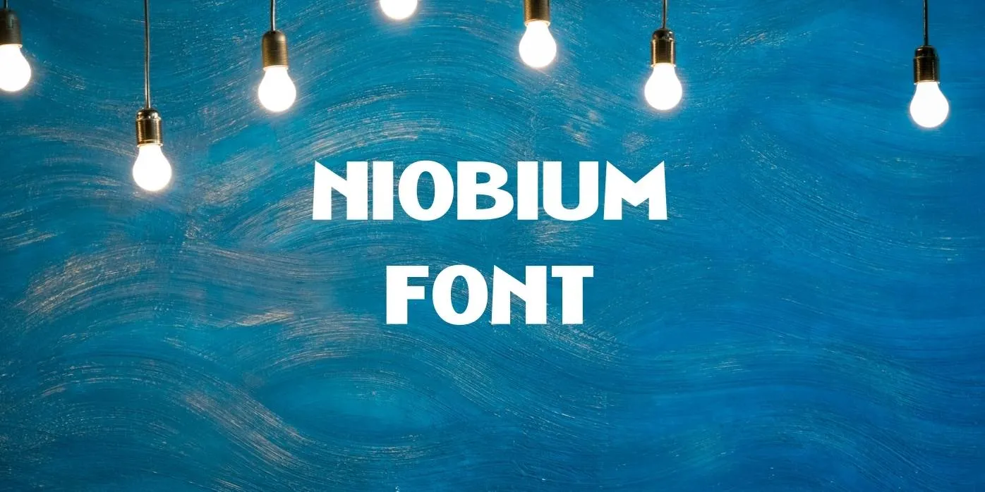 Niobium Font Free Download