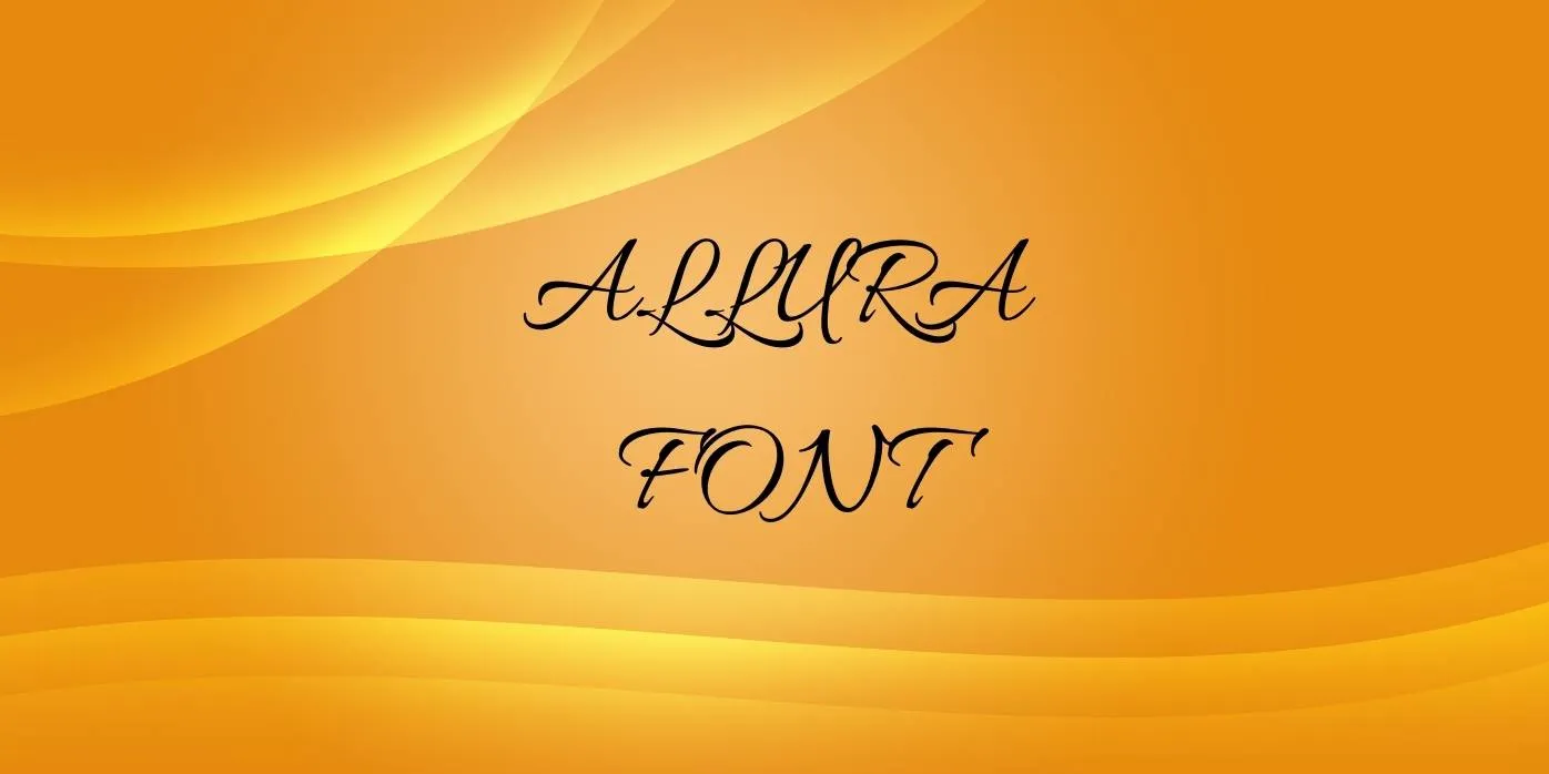 Allura Font Free Download