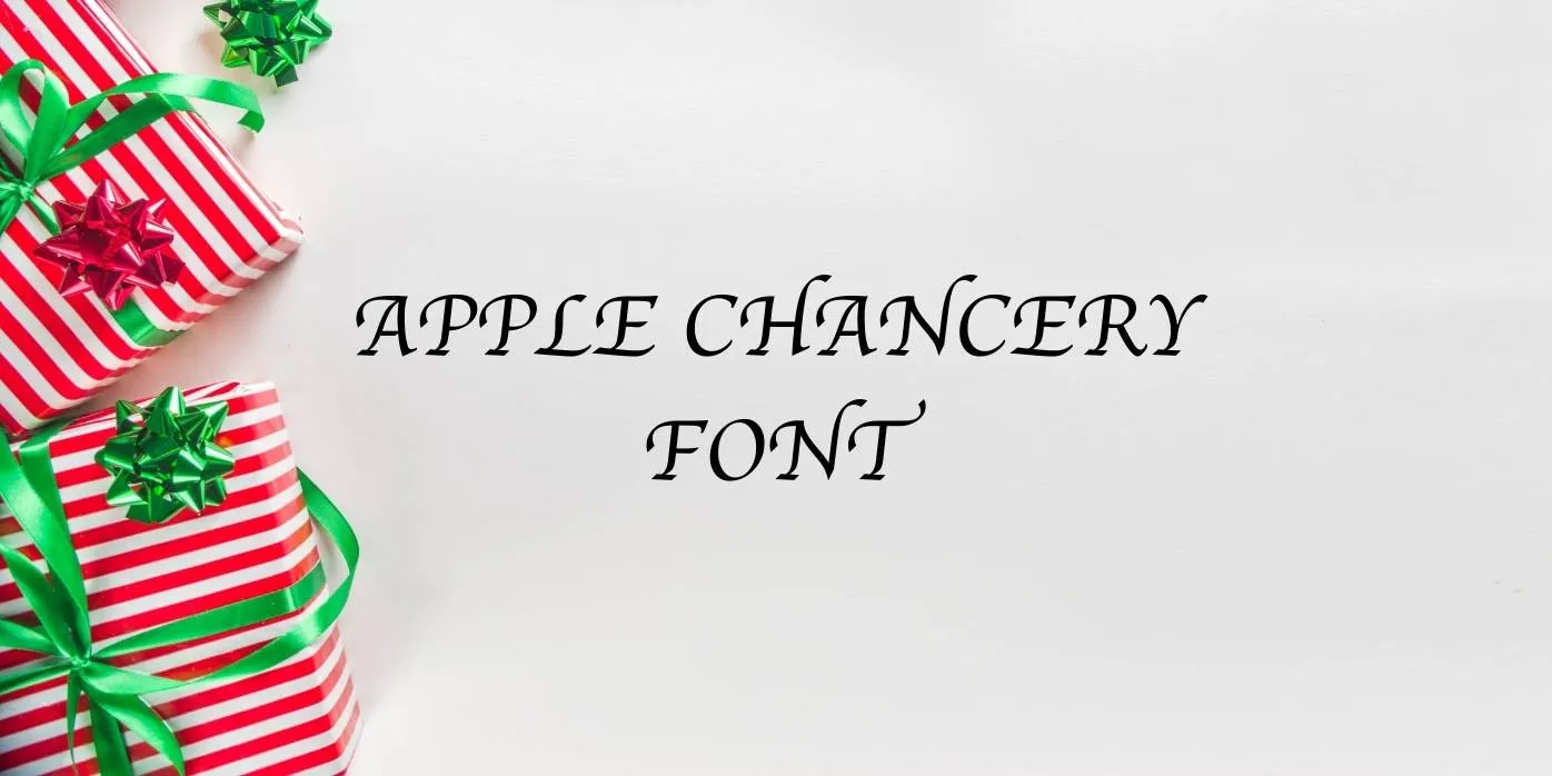 Apple Chancery Font Free Download