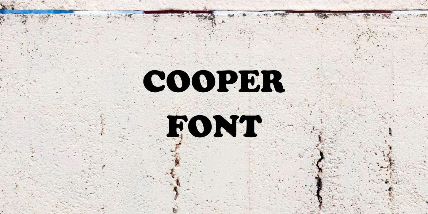 Cooper Black Font Free Download