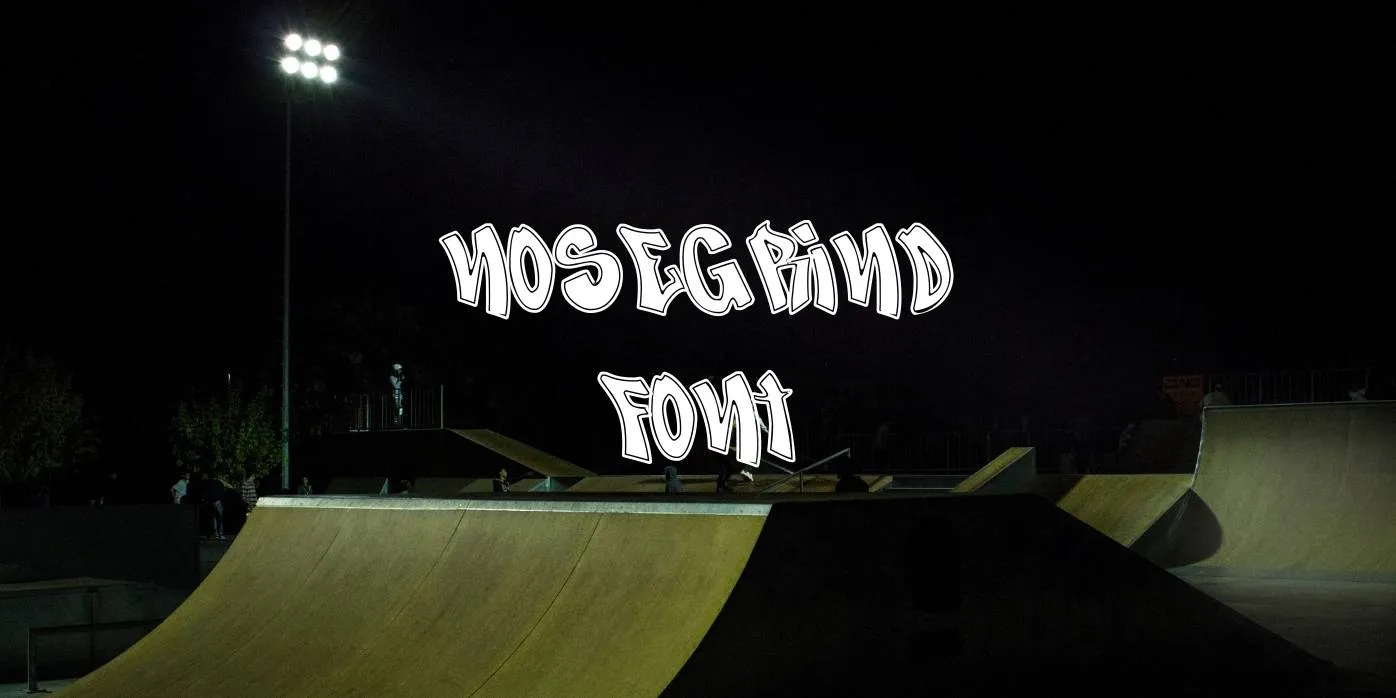 Nosegrind Font Free Download